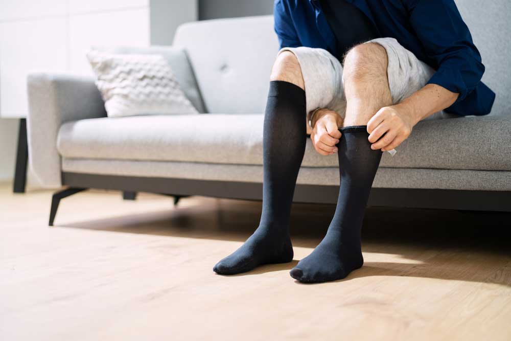 TED hose or compression stockings - when should they be worn